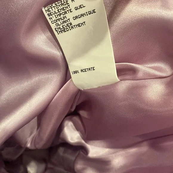 JESSICA McClintock Gunnesax sz 11/12 acetate gown with netted skirting under - Picture 7 of 8